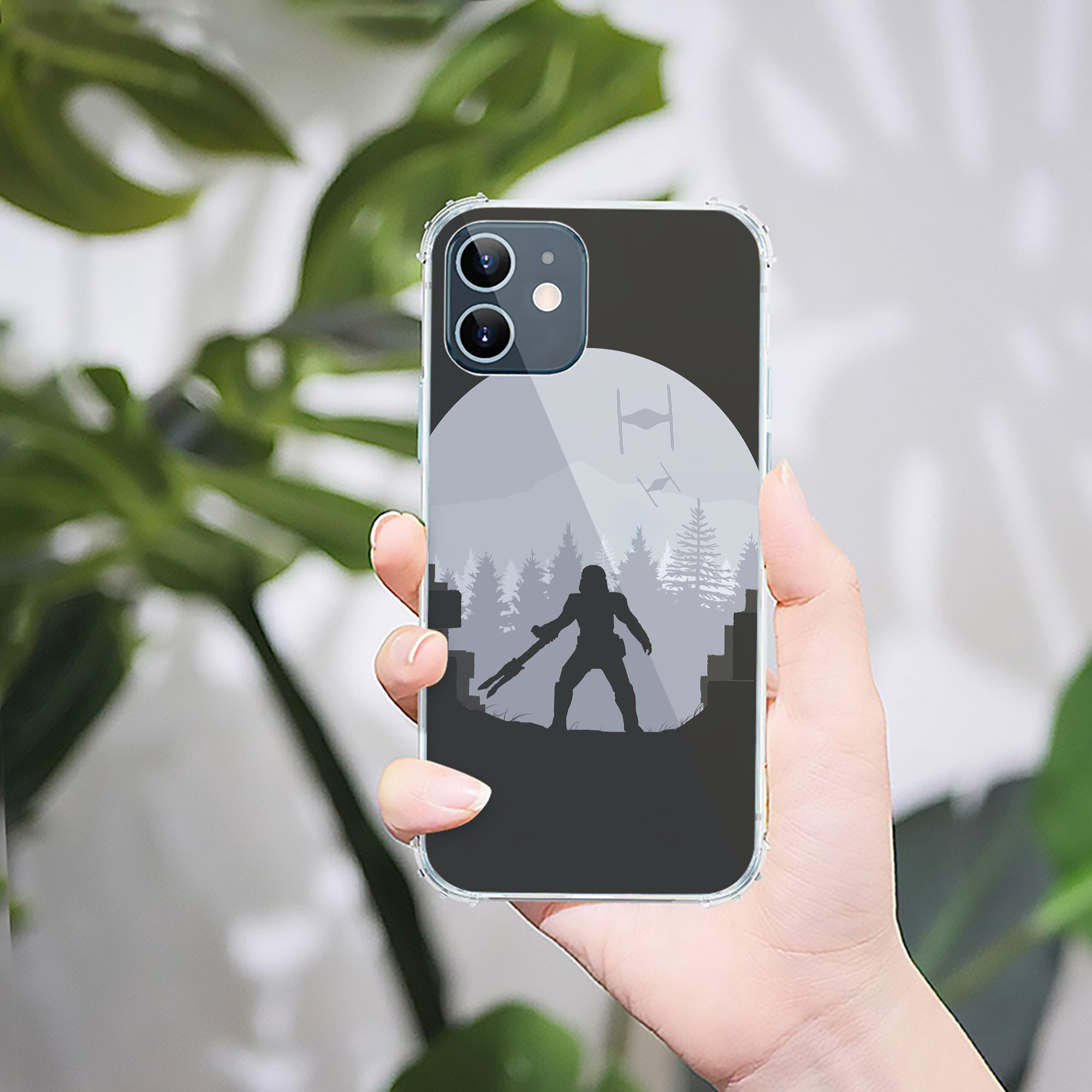 （画像用） スター・ウォーズ Star Wars 【iPhone 12シリーズ対応】透明スマホケース（クリアソフトケース）